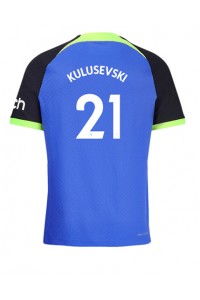 Tottenham Hotspur Dejan Kulusevski #21 Voetbaltruitje Uit tenue 2022-23 Korte Mouw
